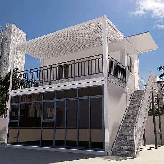 Maison de vie moderne en conteneur préfabriqué