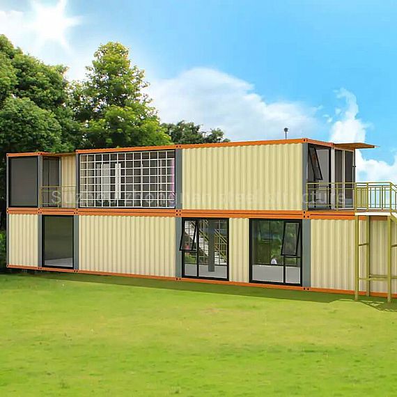 Barra de café de contenedor de envío