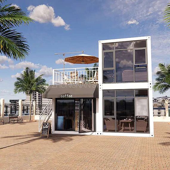 Moderna casa prefabricada de contenedores