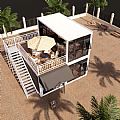 Moderna casa prefabricada de contenedores - 1511
