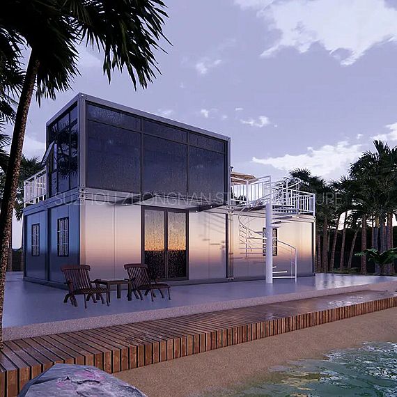 Casa contenedor de vida prefabricada personalizada
