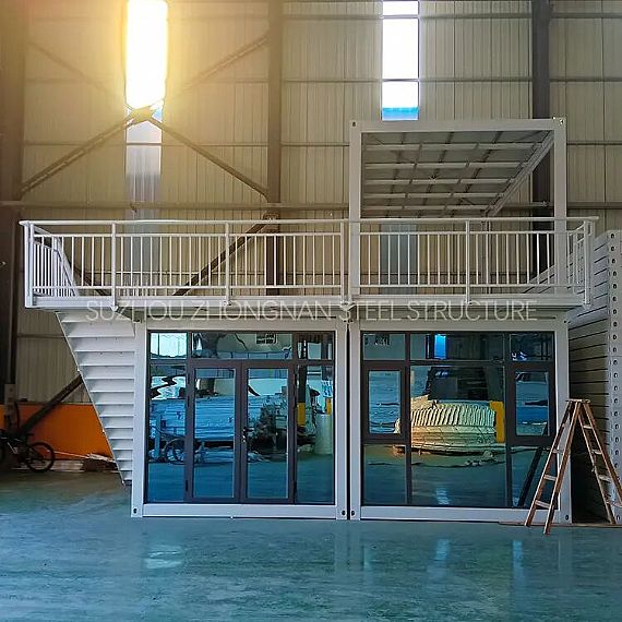 Glass Wall Luxury Container House Supplier