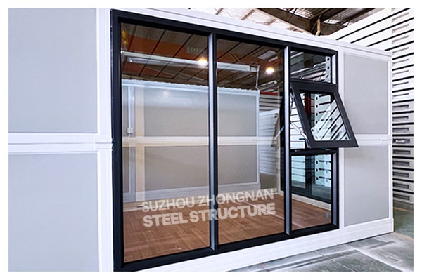 Salle de réception de conteneur pliant