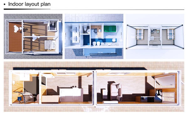 Grey Flat Pack Container Reception Room