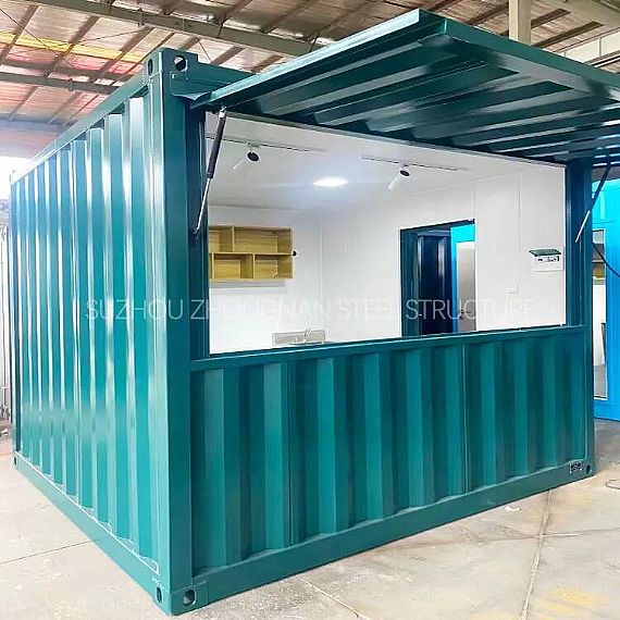 Magasin de conteneurs d'expédition en carton ondulé