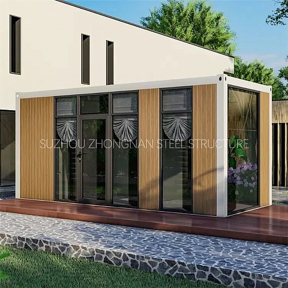 Maisons de conteneurs modulaires en PVC