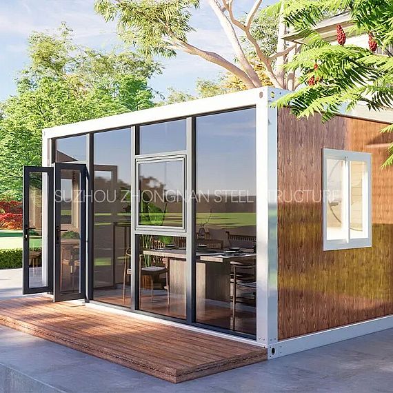 Maison de conteneur modulaire à deux chambres