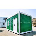Customized 20ft green assemble container house - PFC004