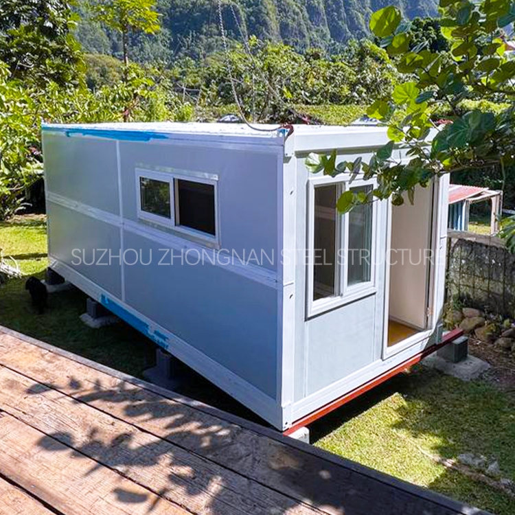 French Customer's Customized Folding Container House